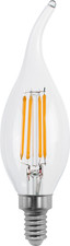 Lampadina LED Vintage E14 Fiamma Candela Luce Calda Fredda Naturale 6W Risparmio
