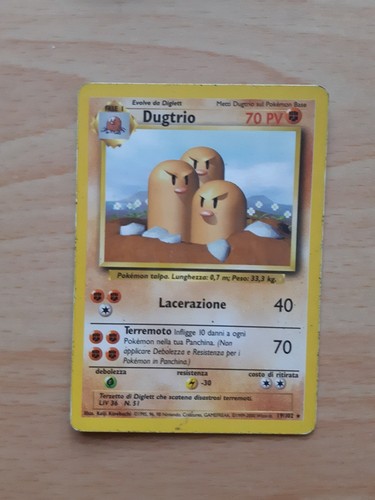 Dugtrio carta pokémon - 1,