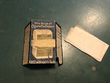 BULL Durham Tabacco Sigarette Rolling Papers pubbl. sigarette cartine epoca