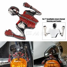 Visiera faro 7" teschio