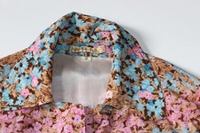 Abito Vintage anni '70 Happening Donna floreale Woman Sz.M- 44 -Buone condizioni