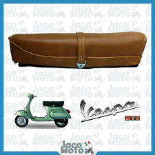Sella VESPA 50 SPECIAL R L N / 125 ET3 IN PELLE Marrone con serratura 