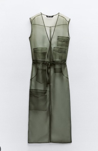 Abito zara organza nuovo - zara, con