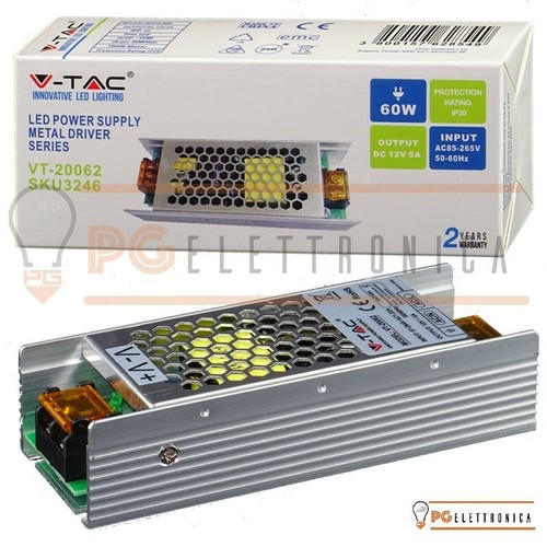 Alimentatore tac 12v slim - 12v, 5a