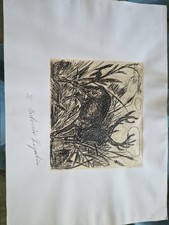 Grande litografia numerata di Antonio Ligabue vinltage ottime condizioni 93/150