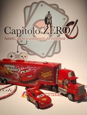 DISNEY PIXAR CARS MACK + SAETTA MCQUEEN IN METALLO