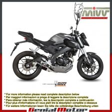 Scarico Completo MIVV GP Nero Acciaio inox per Yamaha Mt-125 2015 > 2019