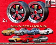 2 Stk cerchi Porsche Fuchs 911