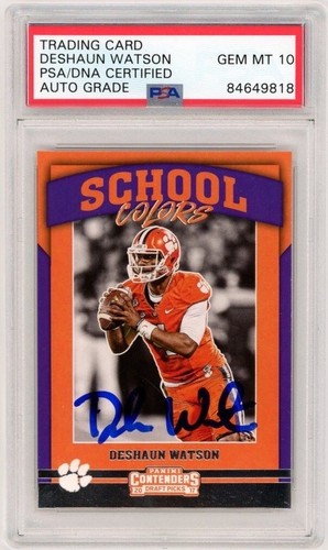 Deshaun watson signed 2017 - signed,