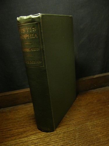 Pistis sophia r - sophia,