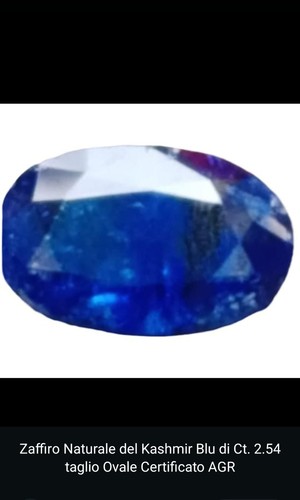 Zaffiro blu naturale del