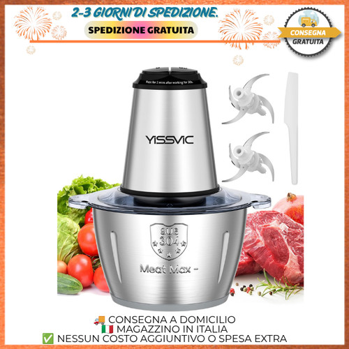 Tritatutto 2lt lame 500w - tritatutto,