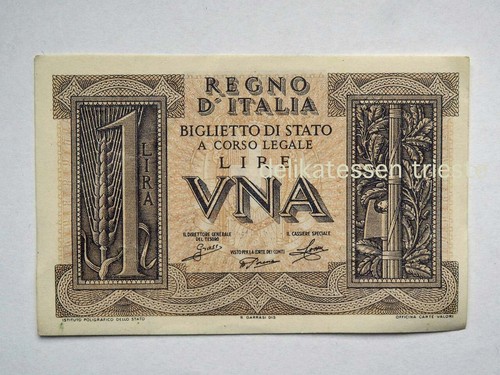Una lira lire vecchia - 1,