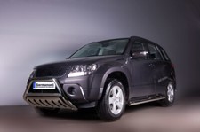 Barra protezione anteriore con lamiera adatta per Suzuki Grand Vitara anno 2006-2015