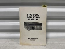 Vintage Yaesu FRG-9600 Manuale