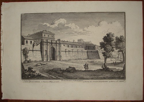 Stampa antica giuseppe vasi - giuseppe,