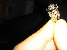 ANELLO ORO 9 KT CON DIAMANTE E