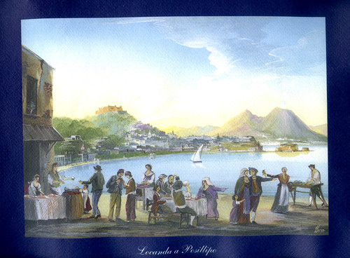 Vedute vintage raffiguranti