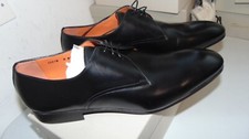 SANTONI STRINGATE IN VERA PELLE NUOVA COLL. 45  NERO 650,00 CART. SAN-AB-009KK