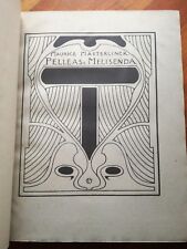 Maurice Maeterlinck PELLEAS E MELISENDA xilografie Doudelet 1922 ed. in 1000 es.
