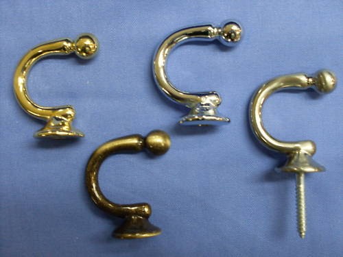 Ganci tenda ottone - ganci,