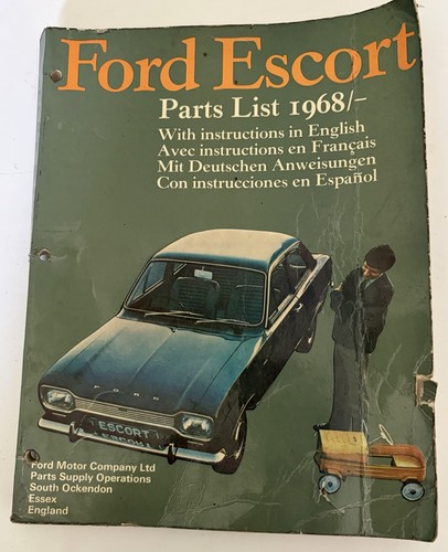 Ford escort mk1 libretto - ford,