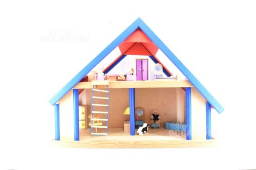 Casetta legno bigjigs con - legno,