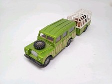 Corgi Land Rover 109WB Con Trailer e Leone - Made In Great Britain