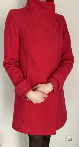 Cappotto rosso benetton - rosso,