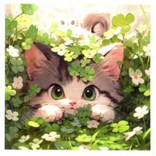 Serviettes en papier chat