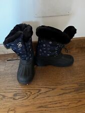 Stivali da neve caldi caldissimi bambina blu Nuovo senza scatola numero 34