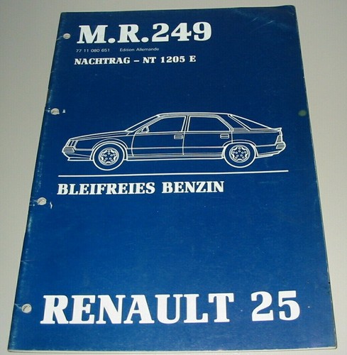 Werkstatthandbuch renault 25 - renault, r