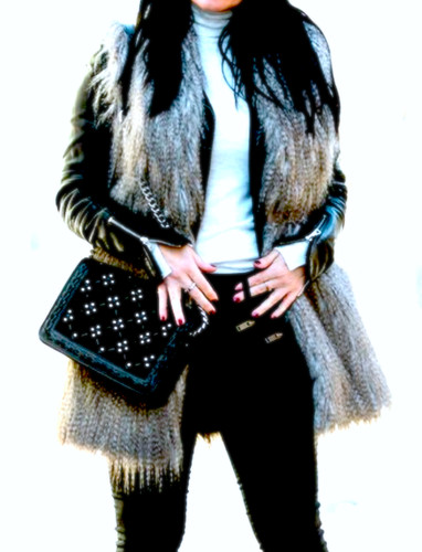 Zara gilet pelliccia - zara,