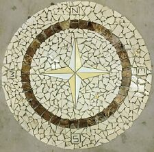 "ANTICA ROMA" ROSONE MOSAICO ANTICATO interni - esterni diam. 90 cm COD. RUDLXX