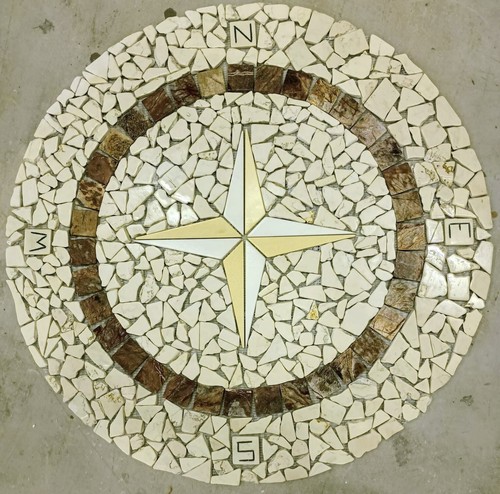Antica roma rosone - rosone, mosaico