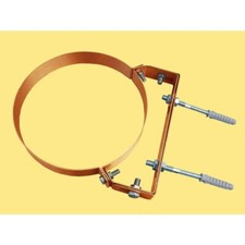 STAFFA MURO, COLLARE REGOLABILE RAME PER CANNA FUMARIA