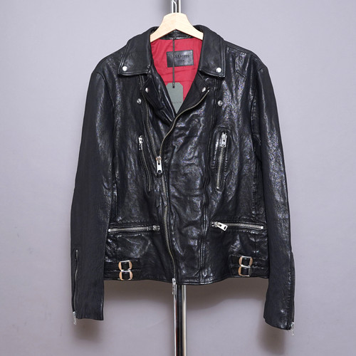 All saints giacca pelle uomo - pelle,