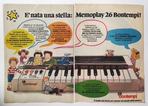 Pubblicita bontempi memoplay - pubblicita',