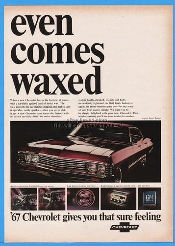 Pubblicità chevrolet impala - pubblicità,