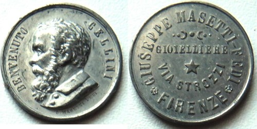 Medaglia italia werbemarke - medaglia,