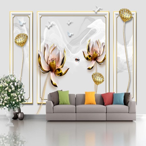 Fototapete astratta fiore - 3d,