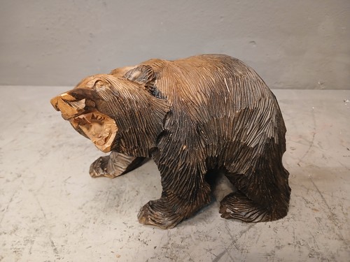 Orso scultura legno - orso,