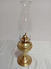 Lampada a petrolio in ottone art decò