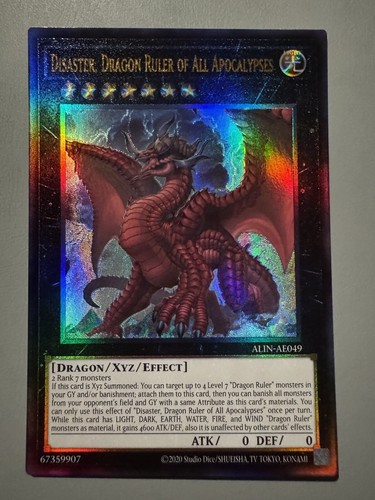 Yugioh disaster dragon ruler - yugioh,