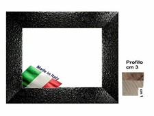 Cornice in legno nera lucida