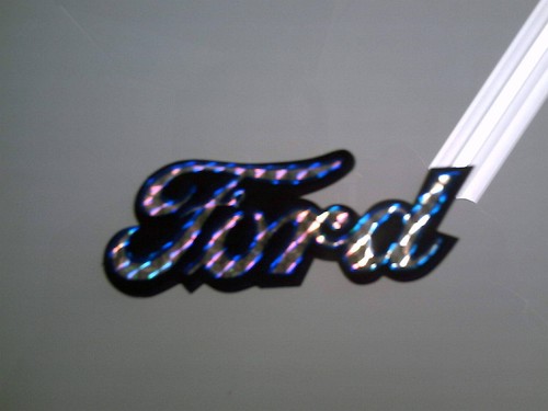 Adesivo riflettente ford - adesivo,