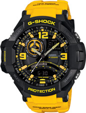 NUOVISSIMO CASIO G-SHOCK GA-1000-9B AVIATOR SKY COCKPIT LIMITED UOMO ORIGINALE