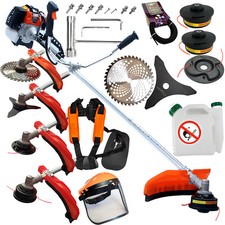 Decespugliatore a scoppio benzina tagliaerba rasaerba tosaerba motore 52cc