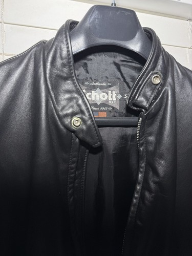 Giacca schott uomo pelle - m,
