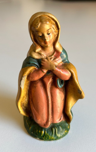 Statuina per presepe madonna - statuina,